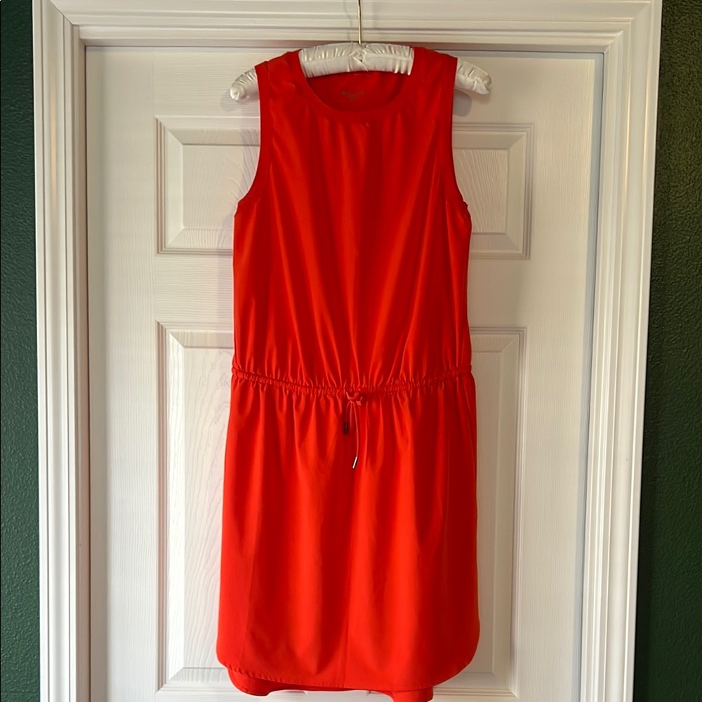 Athleta Bold Red Sleeveless Mini Dress